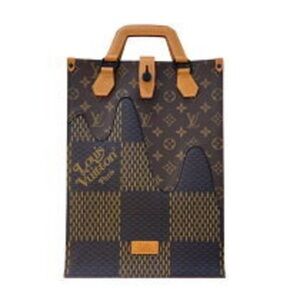 Louis Vuitton X Nigo NWOT Squared Damier Ebene Giant Monogram w/Dusty & Strap